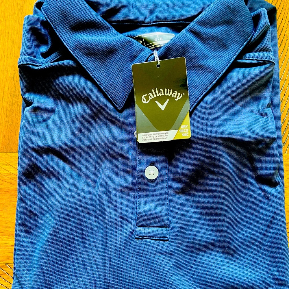 Men’s Callaway Polo Shirt- Brand New!